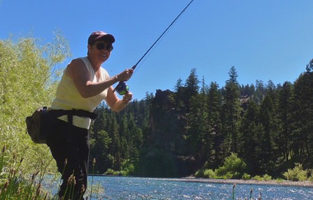 Blackfoot River Fishing Report - 3/13 - sage one fly rod